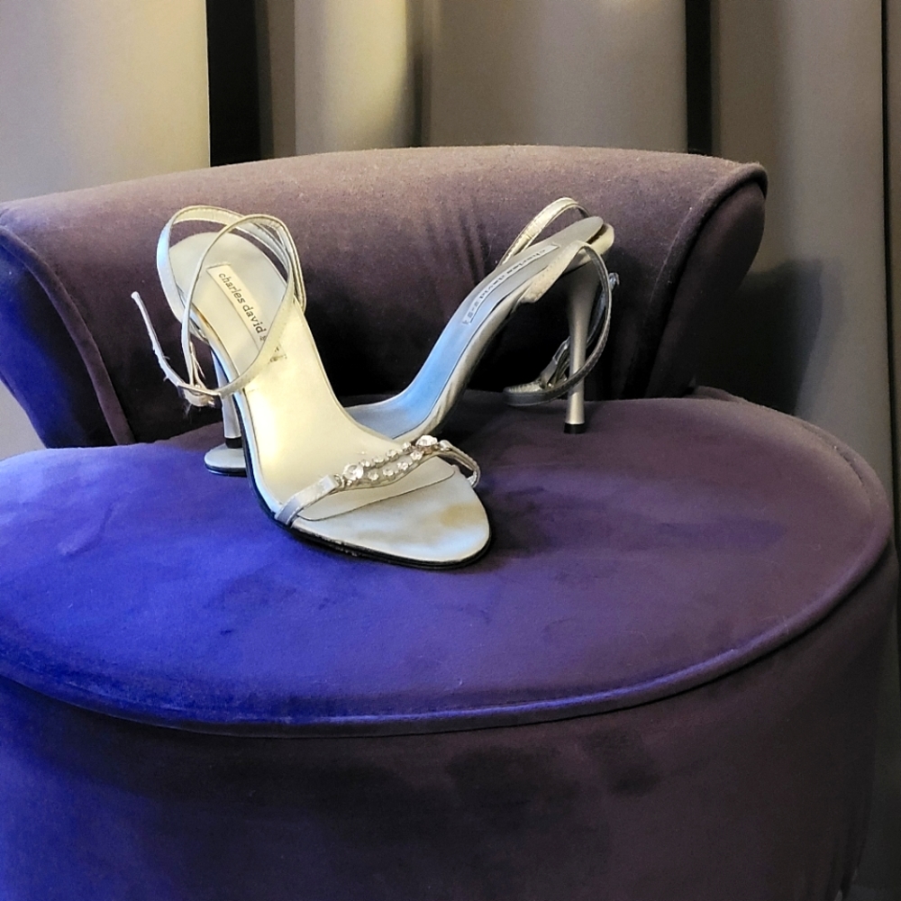 Silver Charles David heels